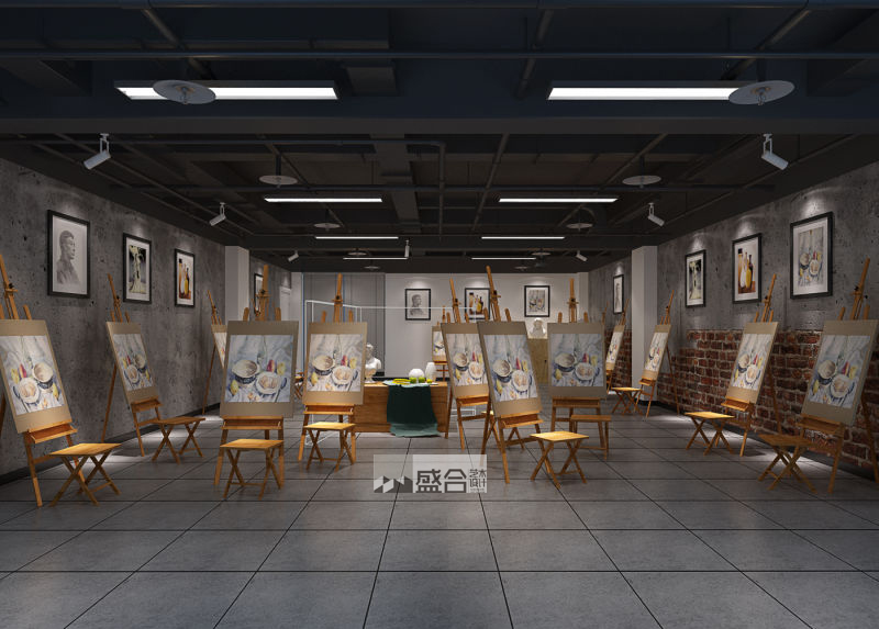 重庆两路口艺术培训学校|室内设计|空间/建筑|盛合设计 - 原创设计作品 