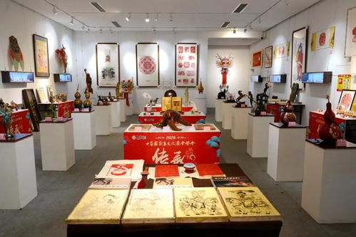 潍坊市工艺美术精品大展今日亮相十笏园文化街区